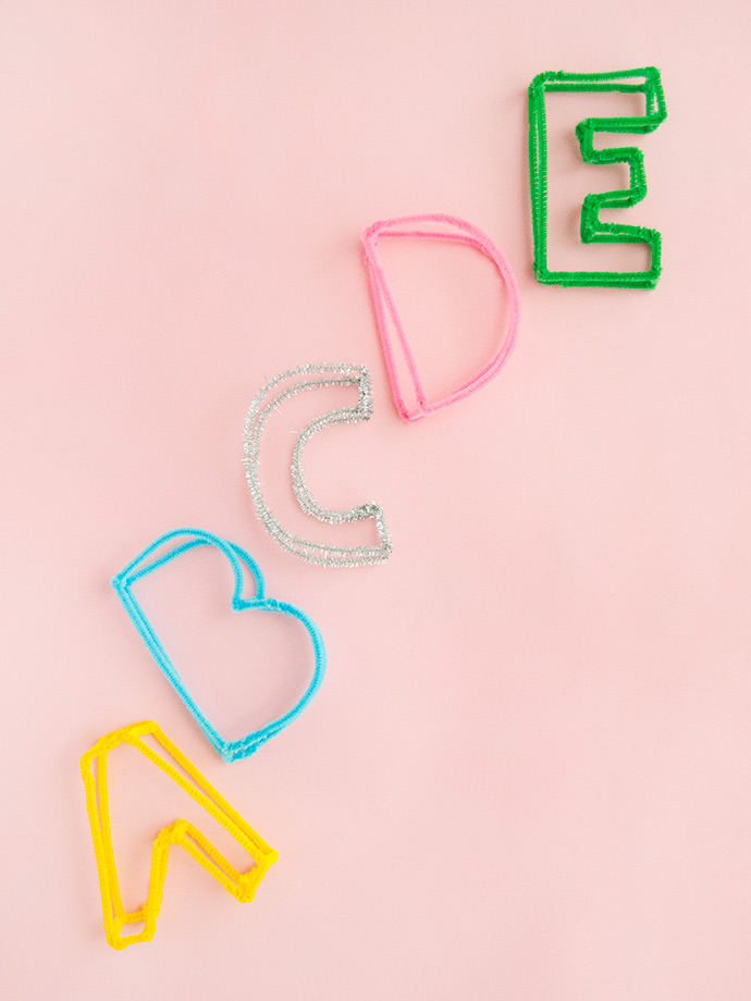 Pipe Cleaner Alphabet