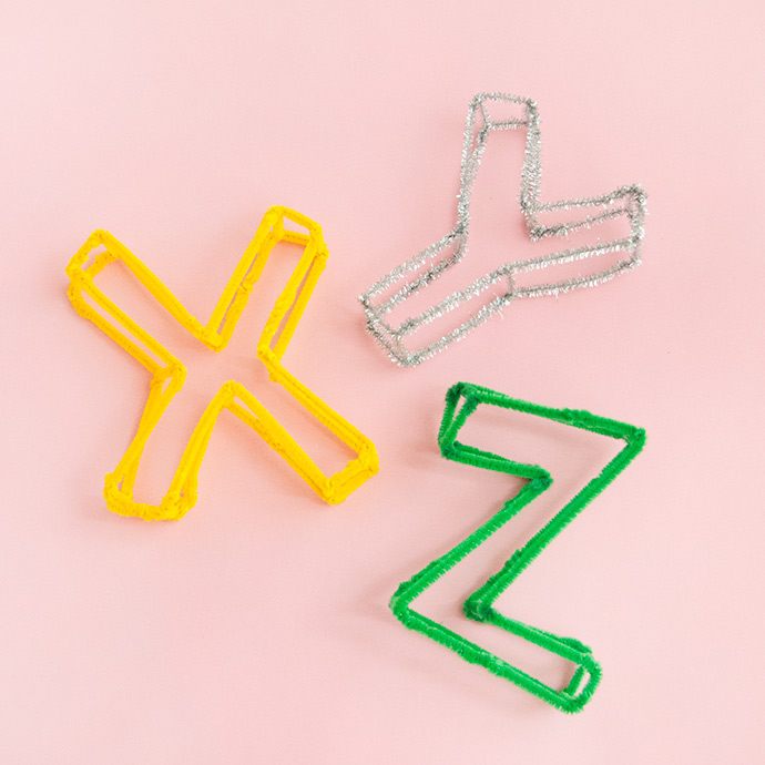 Pipe Cleaner Alphabet