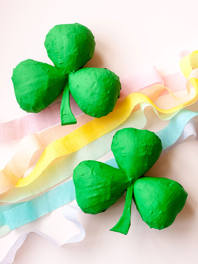 DIY Shamrock Piñata