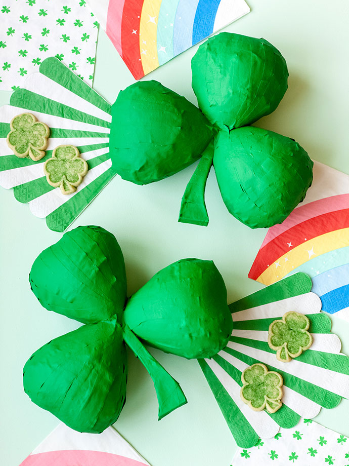 DIY Shamrock Piñata