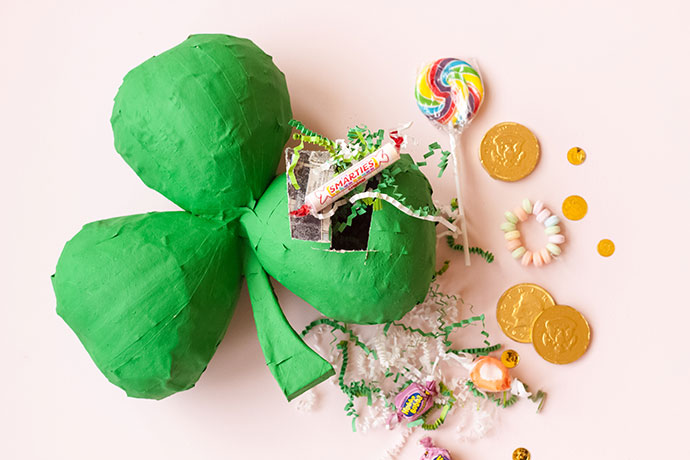 DIY Shamrock Piñata