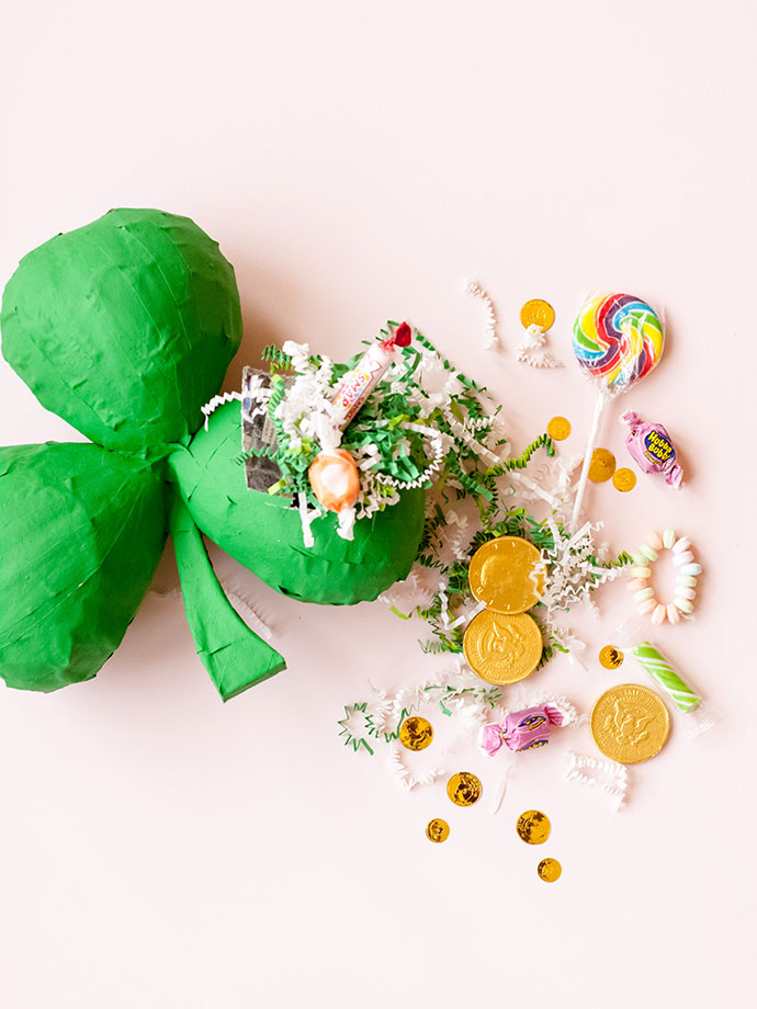 DIY Shamrock Piñata