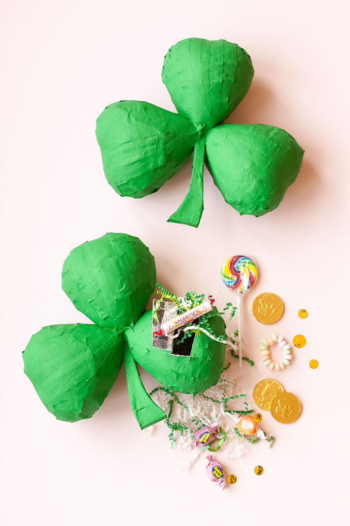 DIY Shamrock Piñata