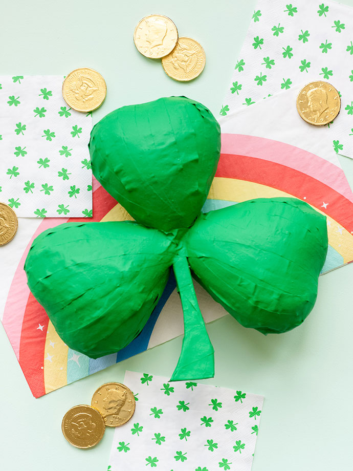 DIY Shamrock Piñata