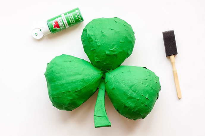 DIY Shamrock Piñata