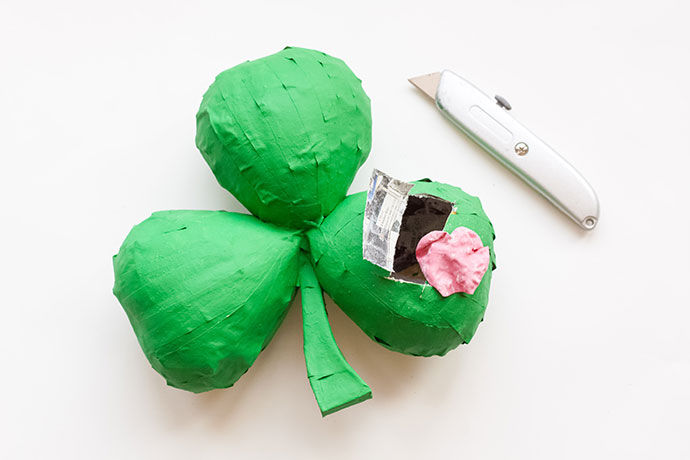 DIY Shamrock Piñata