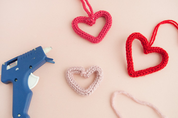 French Knit Valentine's Day Necklaces