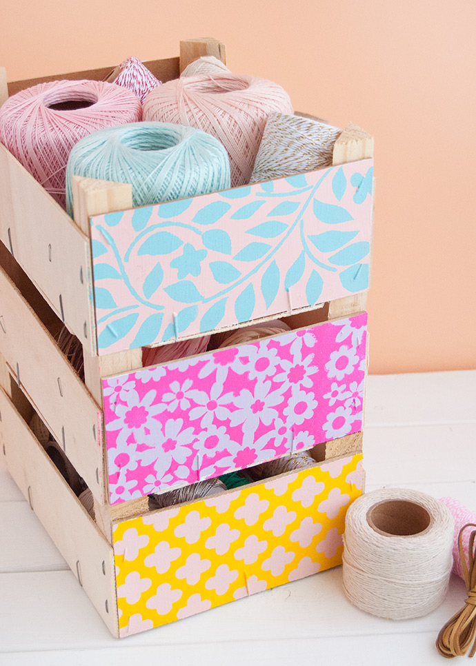 How to Repurpose Clementine Boxes into Storage