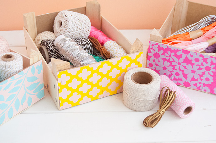 How to Repurpose Clementine Boxes into Storage