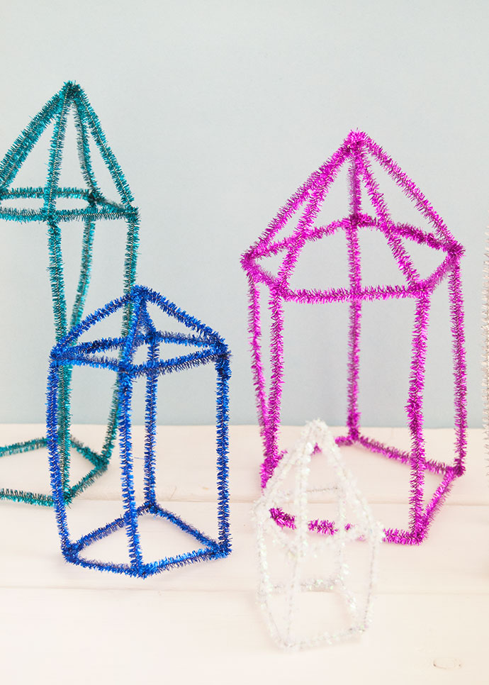 Pipe Cleaner Crystals and Gems