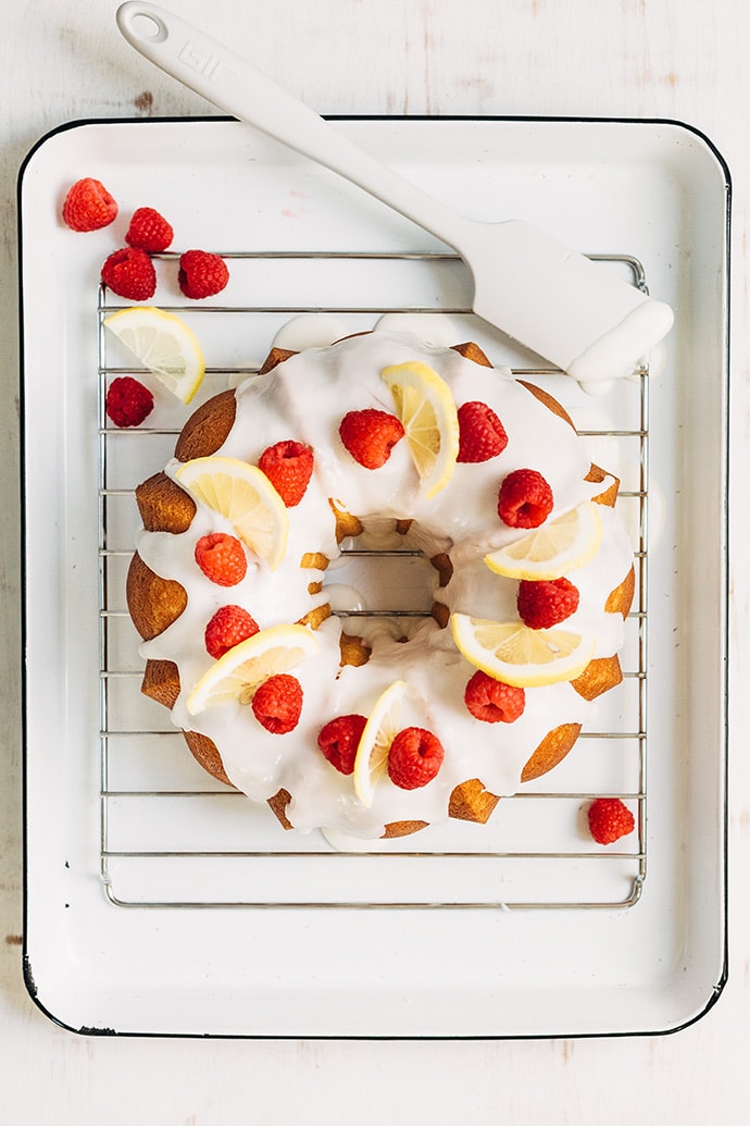 Raspberry Lemon Bundt Cake