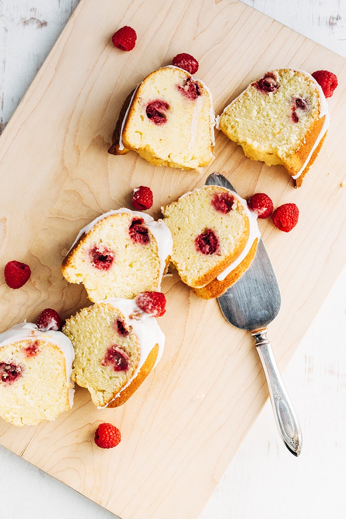 Raspberry Lemon Bundt Cake