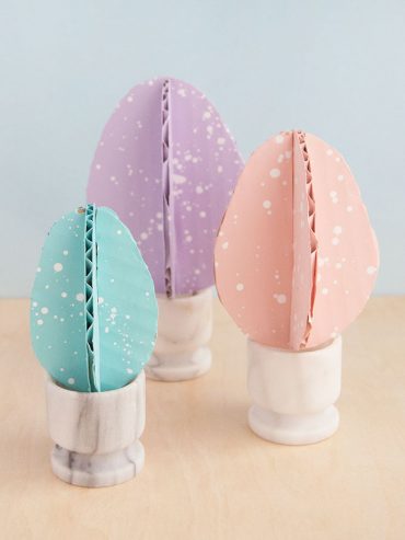 Upcycled Cardboard Easter Eggs
