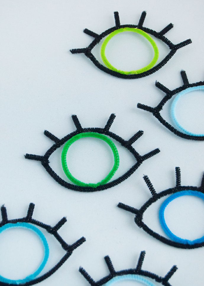 Pipe Cleaner Eye Charms