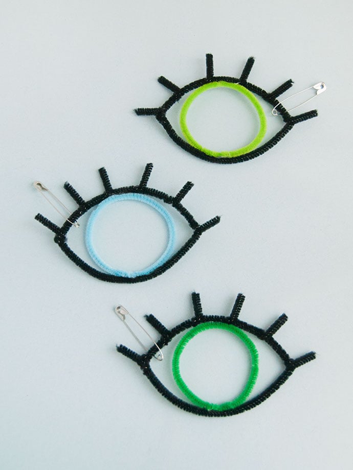 Pipe Cleaner Eye Charms