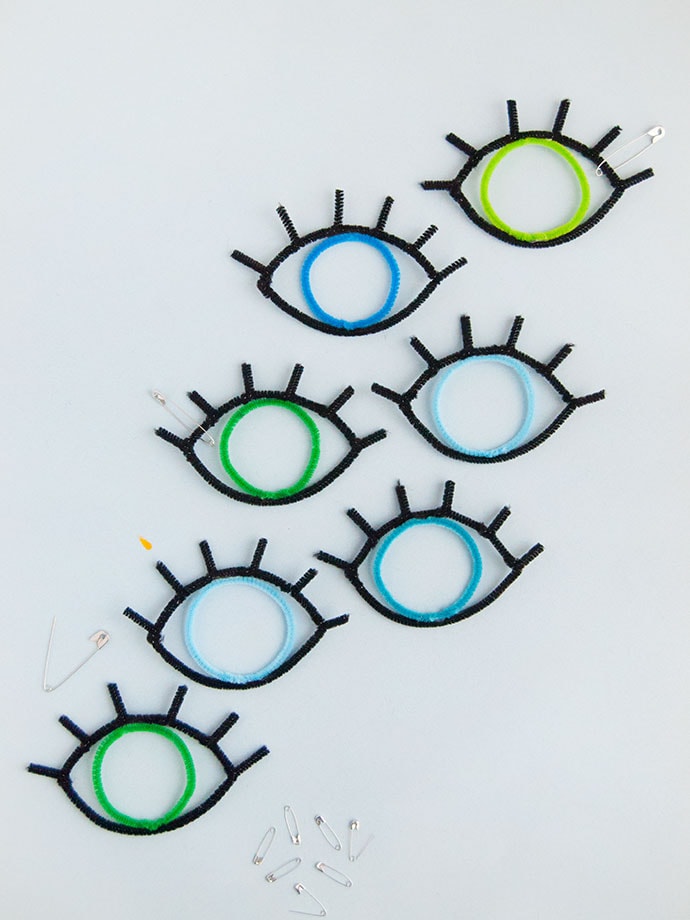 Pipe Cleaner Eye Charms