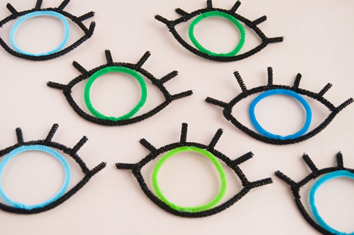 Pipe Cleaner Eye Charms