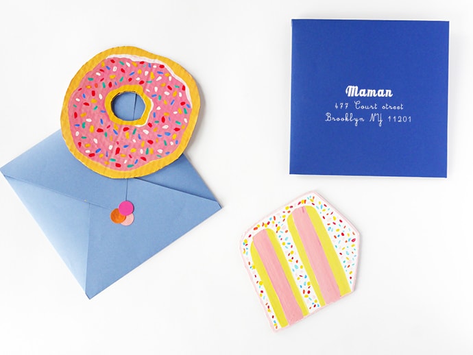 Painted Donut Mother's Day Card