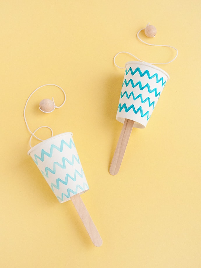 Painted Paper Cup Crafts: Three Ways