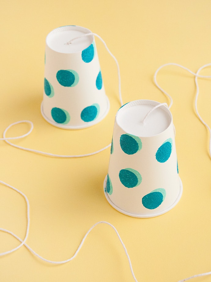 Painted Paper Cup Crafts: Three Ways