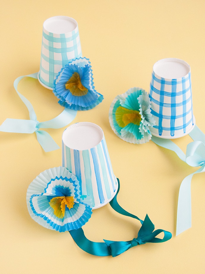 Painted Paper Cup Crafts: Three Ways