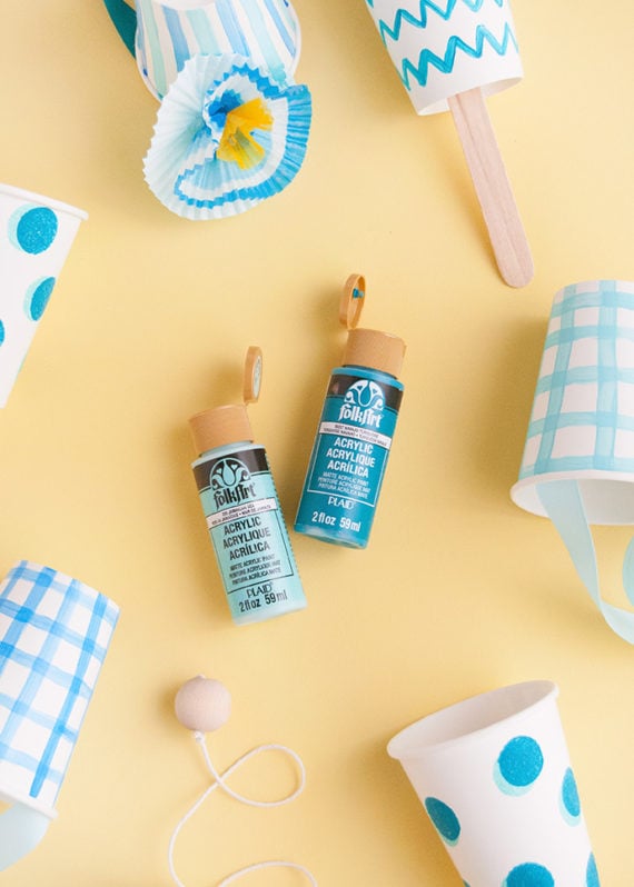 Painted Paper Cup Crafts: Three Ways | Handmade Charlotte