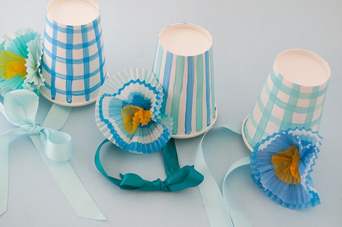 Painted Paper Cup Crafts: Three Ways