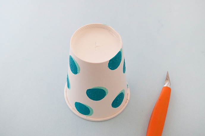 Painted Paper Cup Crafts: Three Ways