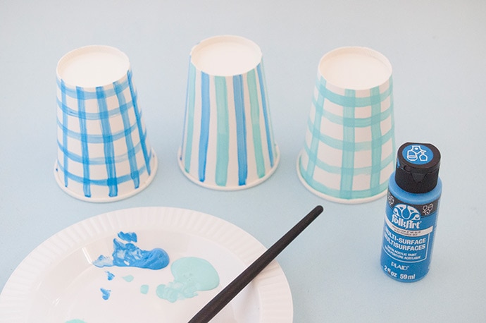 Painted Paper Cup Crafts: Three Ways