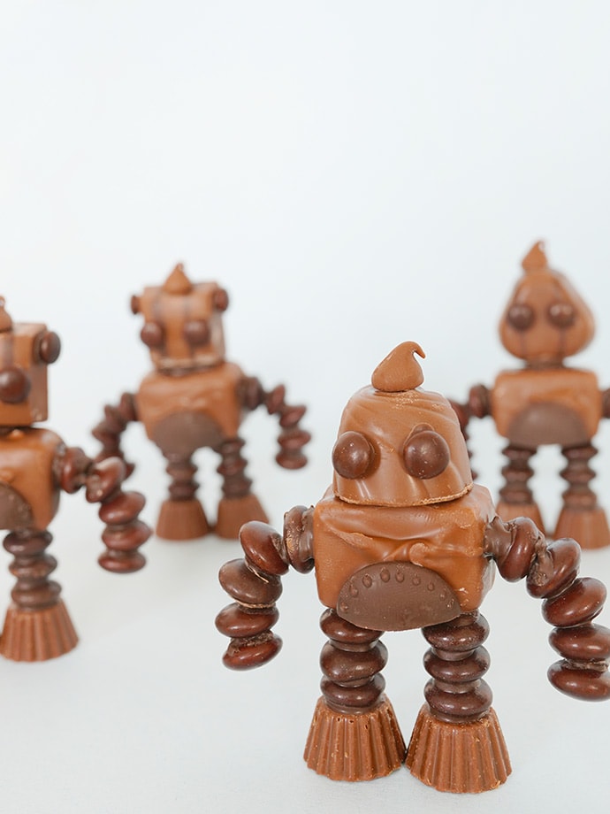 Mix and Match Chocolate Robots
