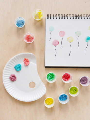 How to Make Coconut Oil Finger Paints