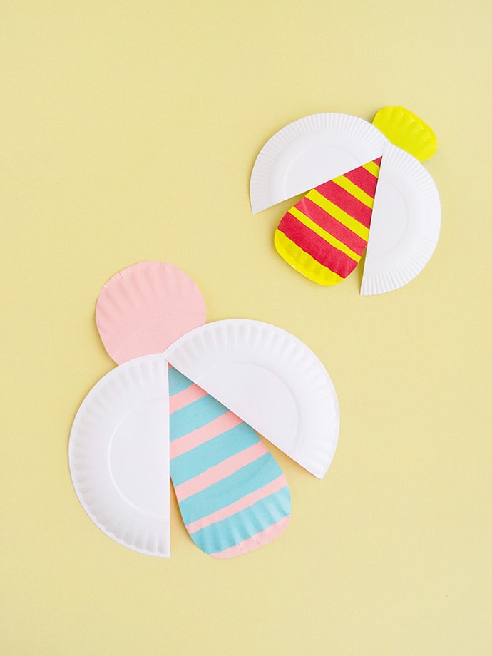 Painted Paper Plate Bugs