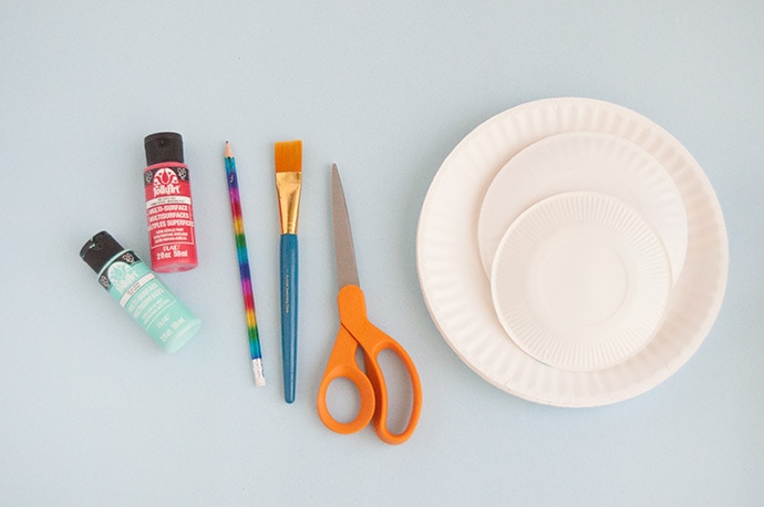 Painted Paper Plate Bugs