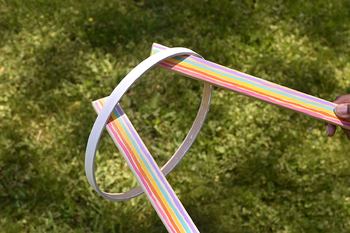 Catch a Cloud Rainbow Ring Toss Game