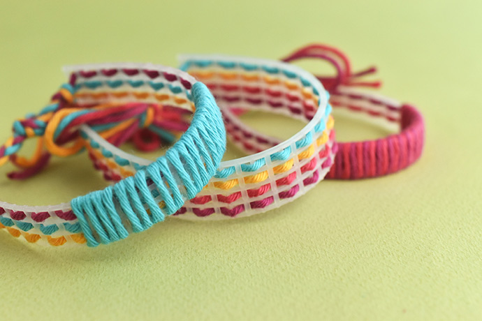Plastic Canvas Friendship Bracelets