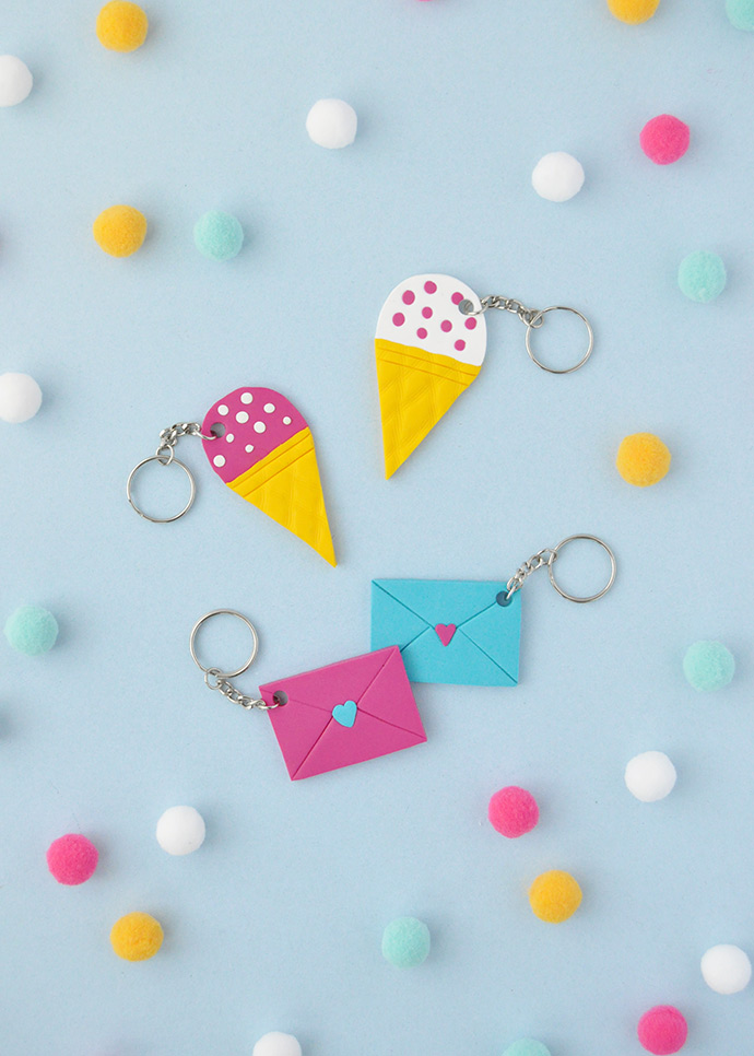 DIY Bestie Keychains