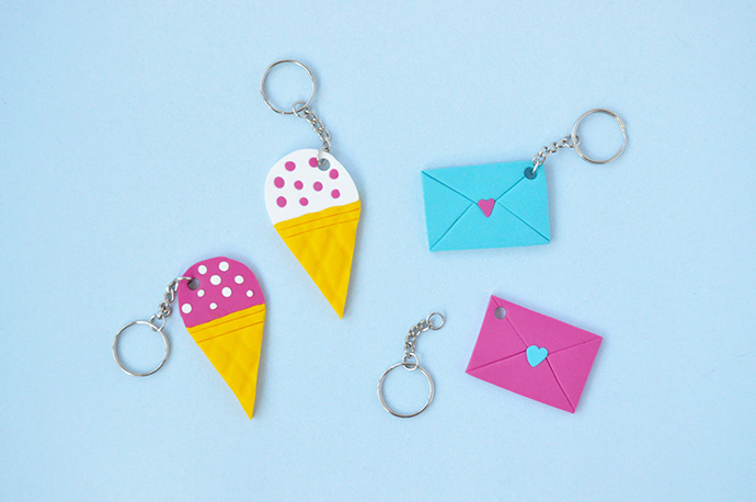 DIY Bestie Keychains