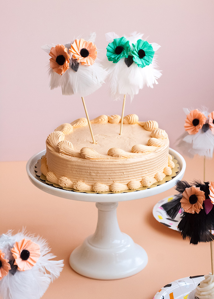 Whimsical Owl Cake Toppers