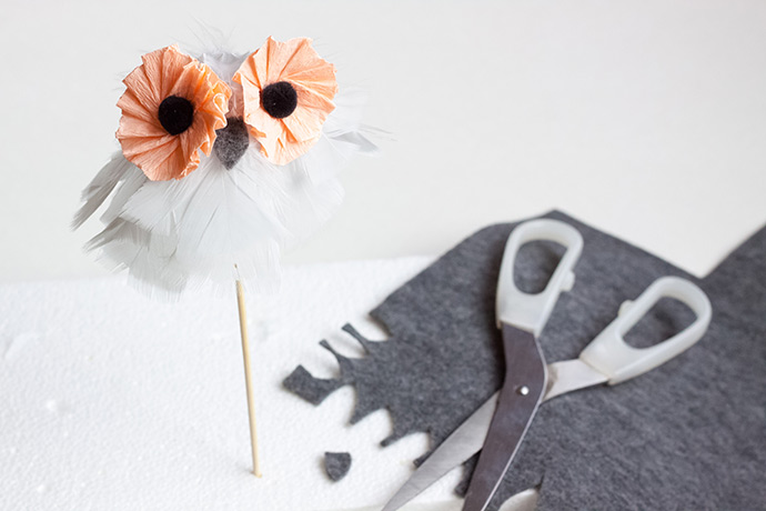 Whimsical Owl Cake Toppers