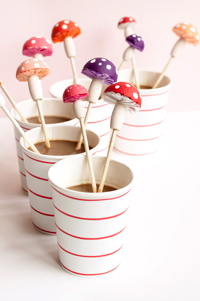 Toadstool Stir Sticks