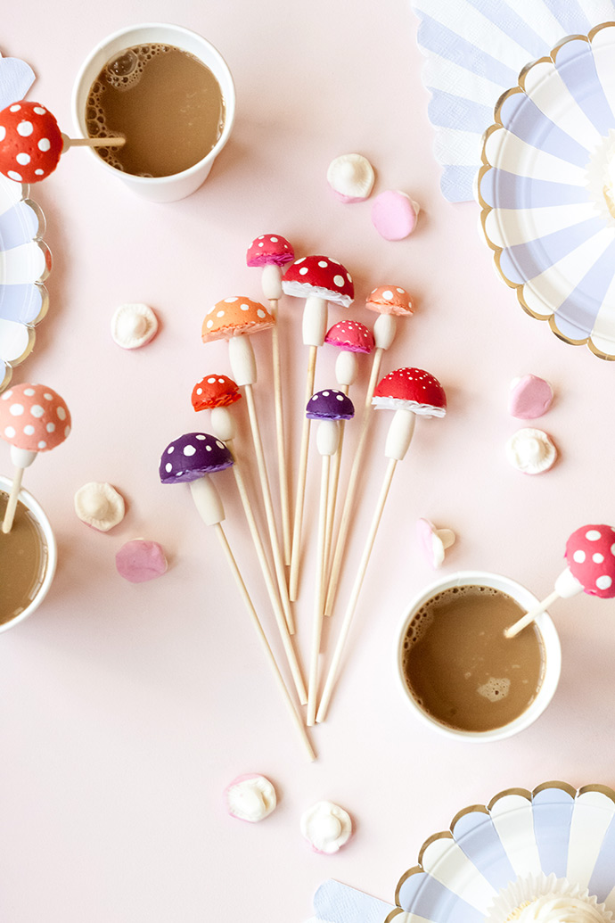 Toadstool Stir Sticks