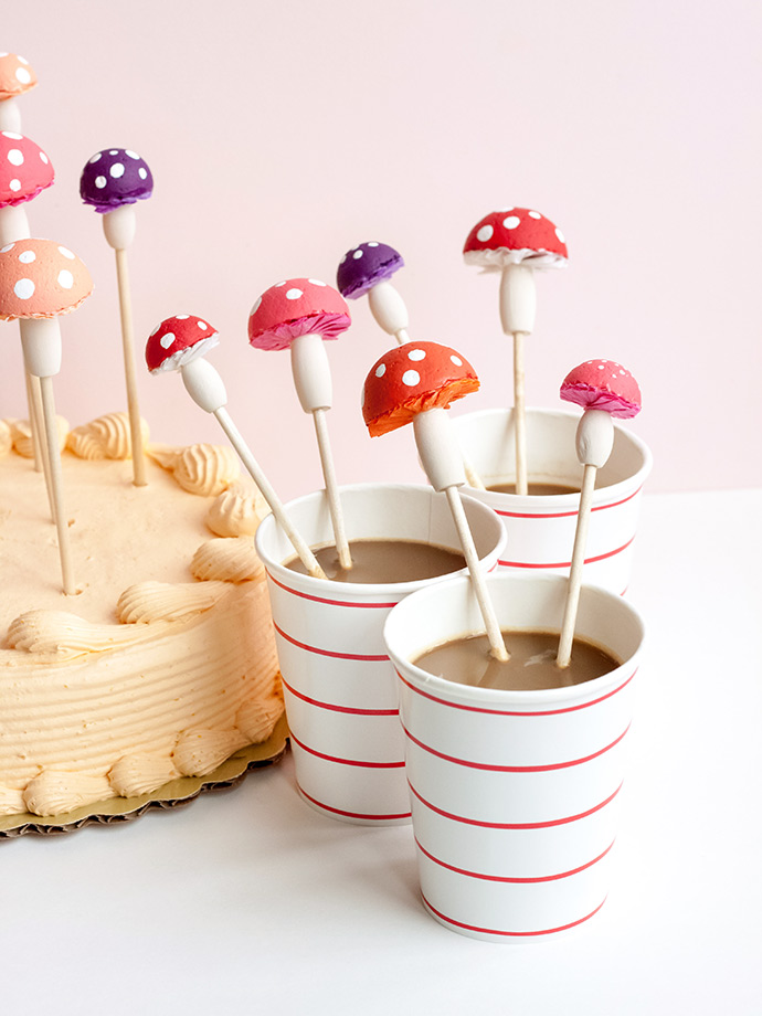 Toadstool Stir Sticks