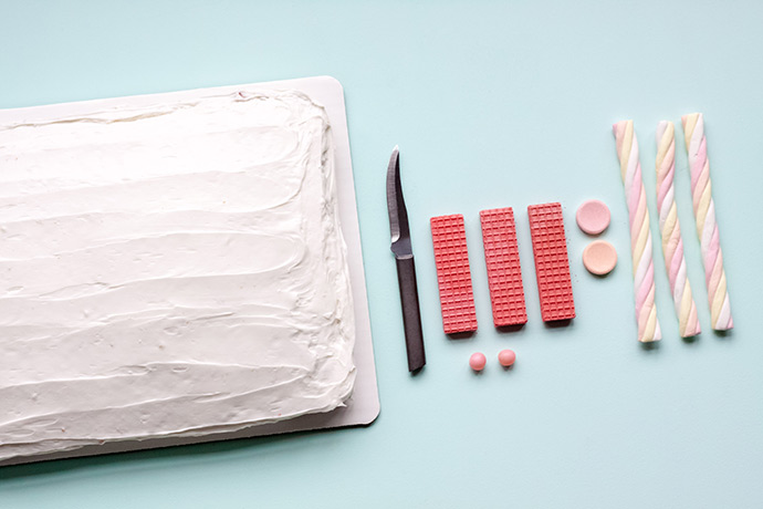 New Year’s Eve Digital Clock Cake