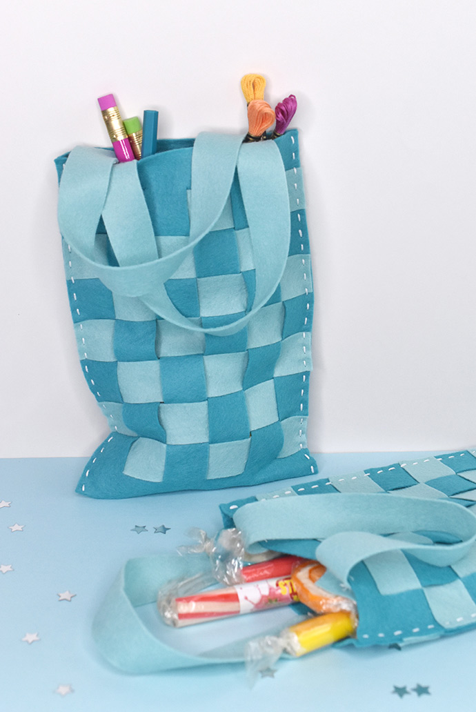 Woven Felt Gift Bag