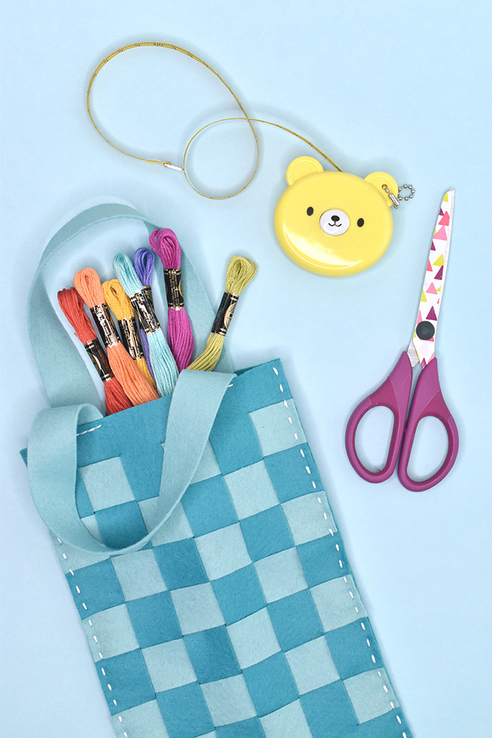 Woven Felt Gift Bag