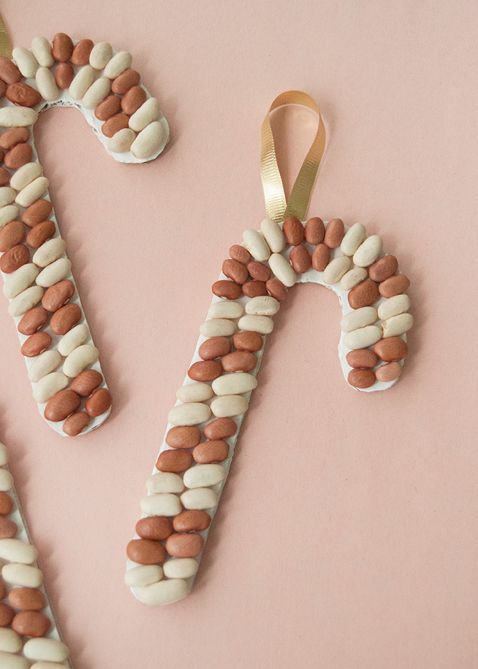 Bean Art Candy Canes