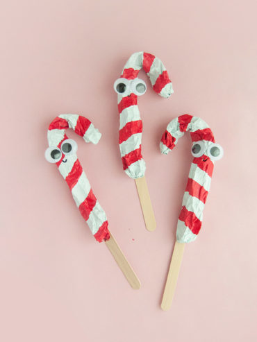 Candy Cane Puppets