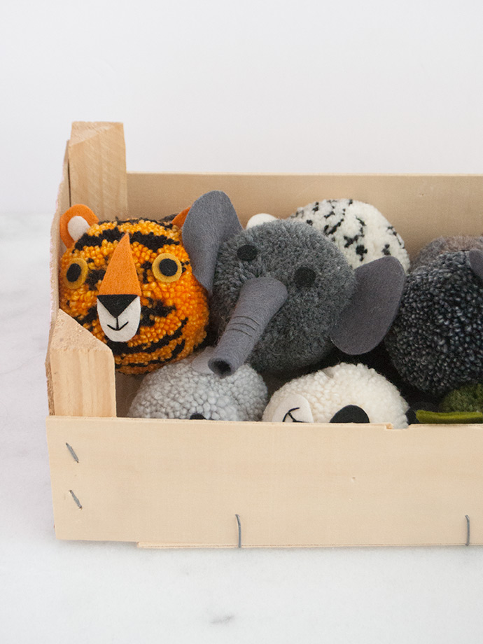 Endangered Animals Pom Poms