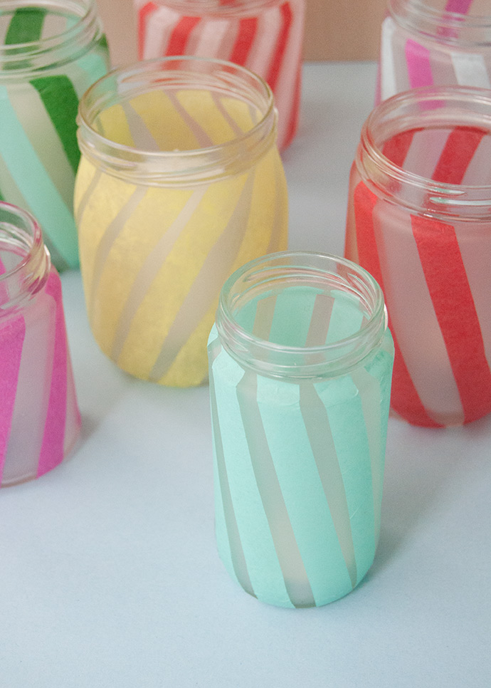 Upcycled Jar Votives