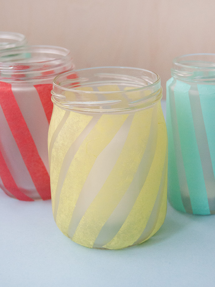 Upcycled Jar Votives